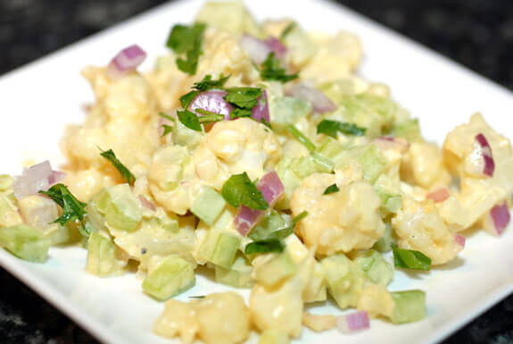 Cauliflower No Potato Salad
