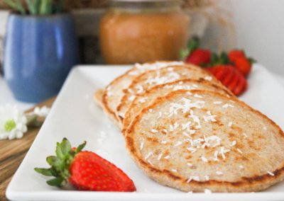 Gluten-Free Quinoa Coconut Pancakes