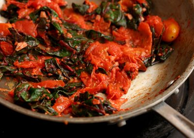 Swiss Chard with Tomatoes